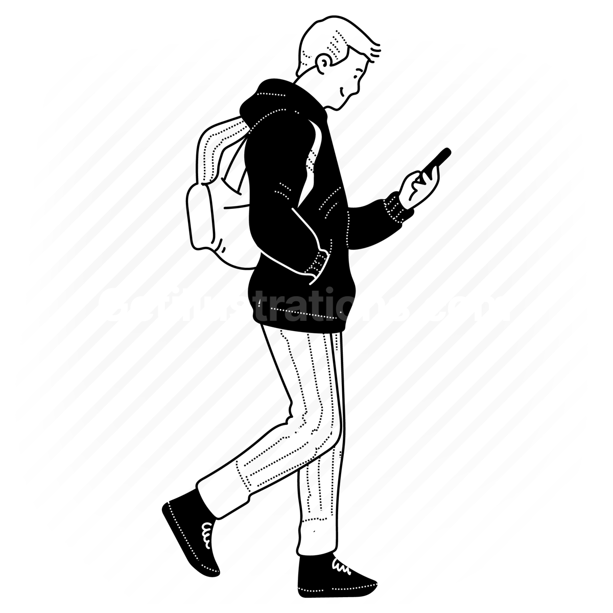 teenager, teenagers, people, person, boy, guy, male, backpack, hoodie, sneakers